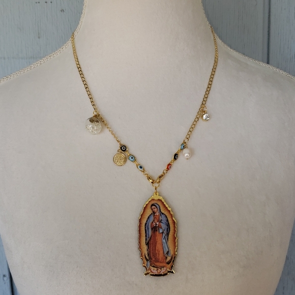 Virgen Guadalupe Virgin San Benito St Benedict - Picture 14 of 14